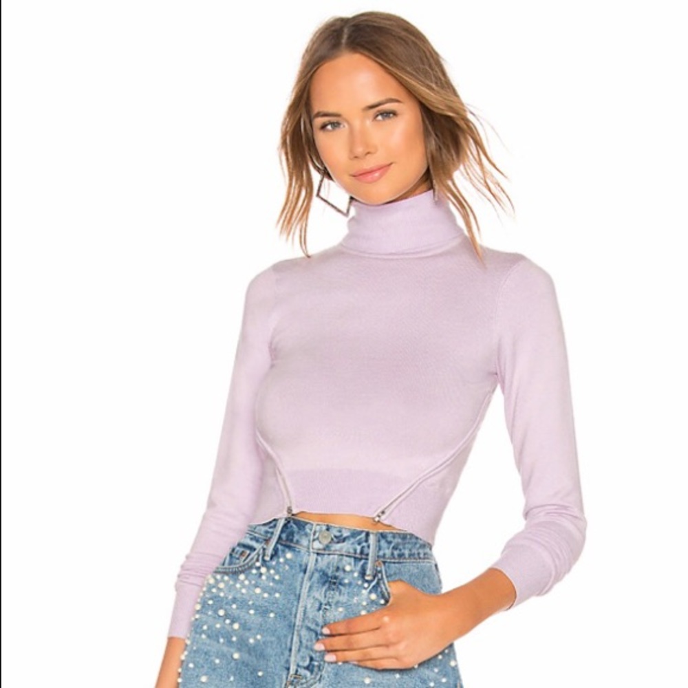 Lovers+Friends zip side sweater XS